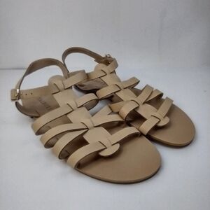Talbot's women's tan color strappy sandals size (8.5)